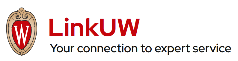 logo for LinkUW: Your connection to expert service